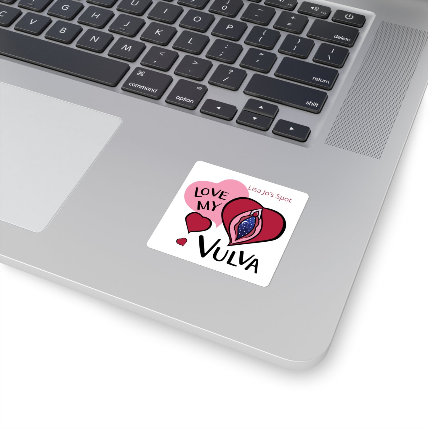 Square Sticker — "Love My Vulva" Feminist Pride Sticker