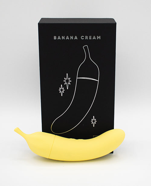 Natalie&apos;s Toy Box Banana Cream Air Pulse & G-Spot Vibrator - Yellow