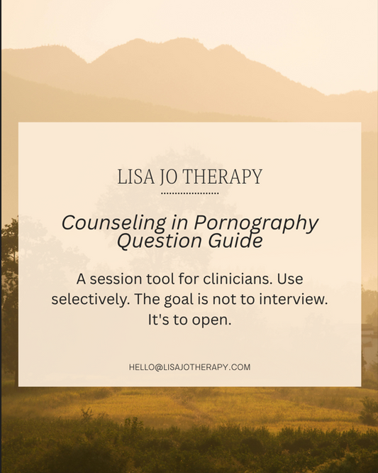 Counseling in Pornography Question Book