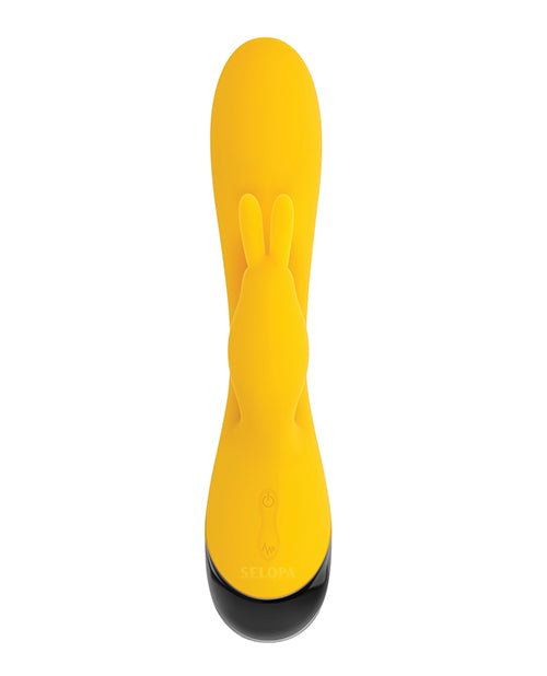 Selopa Buzzz Bunny Rabbit Vibrator - Yellow/Black