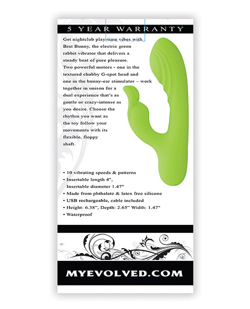 Evolved Brat Bunny - Green